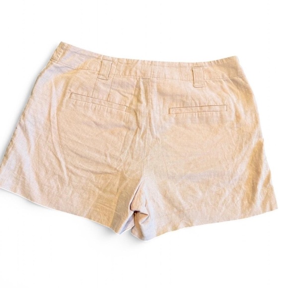 NWT Loft Pink linen blend Shorts. 2 - Picture 2 of 6